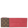 LOUIS VUITTON Pochette Inserts Monogram Canvas Card Wallet Brown