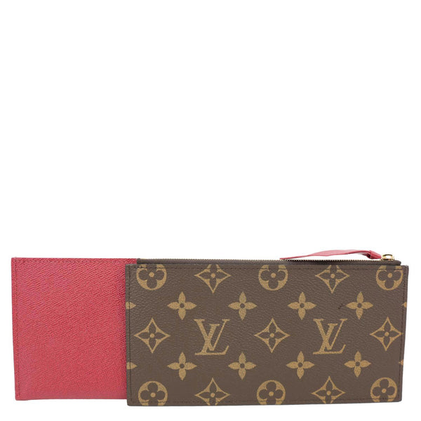 LOUIS VUITTON Pochette Inserts Monogram Canvas Card Wallet Brown
