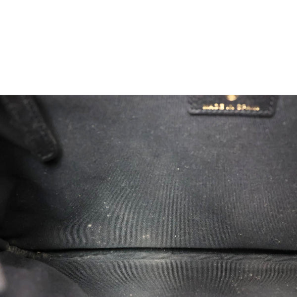 CHANEL Classic O-Case Quilted Leather Pouch Black