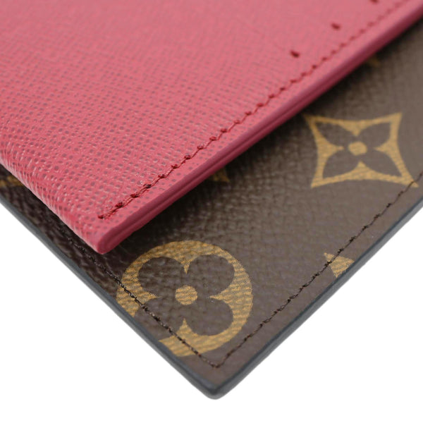 LOUIS VUITTON Pochette Inserts Monogram Canvas Card Wallet Brown