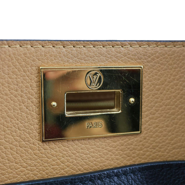 LOUIS VUITTON On My Side MM Monogram Canvas Leather Shoulder Bag Black