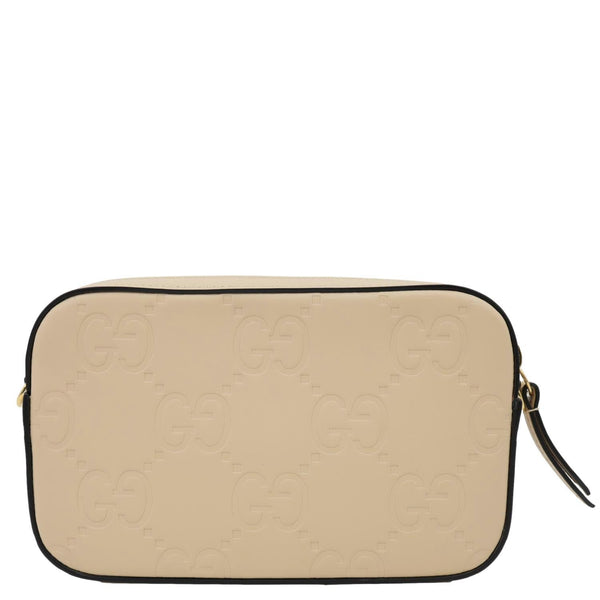 GUCCI Gilbert Mini Monogram Calfskin Leather Crossbody Bag Beige 781554