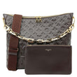 LOUIS VUITTON Coussin Monogram Embossed Leather Hobo Bag Brown
