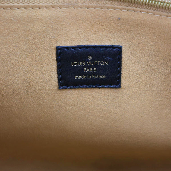 LOUIS VUITTON On My Side MM Monogram Canvas Leather Shoulder Bag Black