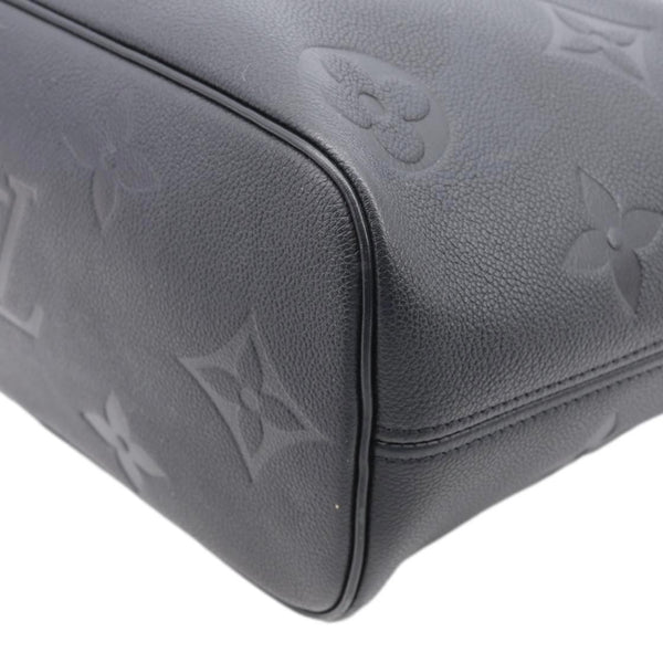 LOUIS VUITTON Neverfull MM Wild At Heart Monogram Empriente Tote Bag Black