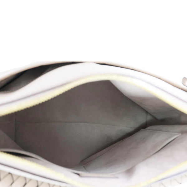 LOUIS VUITTON Maida Monogram Empreinte Leather Hobo Shoulder Bag Beige