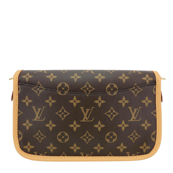 LOUIS VUITTON Diane Monogram Canvas Shoulder Bag Brown