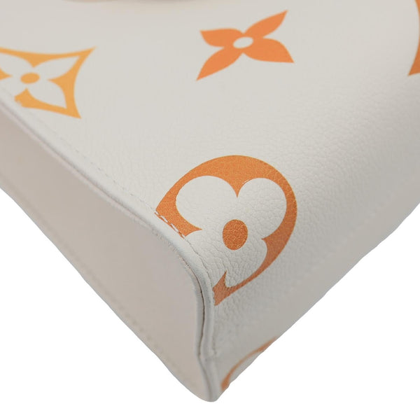 LOUIS VUITTON  Onthego PM Monogram Empreinte Tote Bag Beige