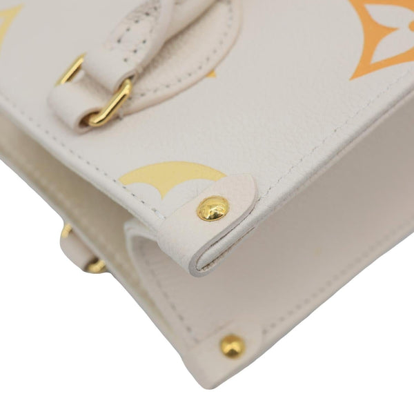 LOUIS VUITTON  Onthego PM Monogram Empreinte Tote Bag Beige