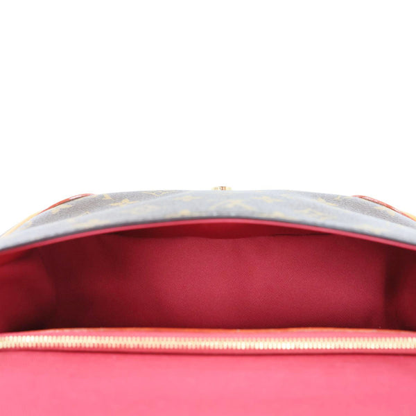 LOUIS VUITTON Diane Monogram Canvas Shoulder Bag Brown