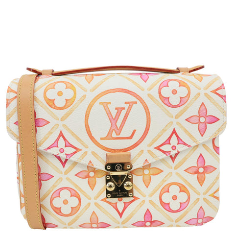 LOUIS VUITTON Metis Pochette MM Monogram Tiles By The Pool Crossbody Bag Multicolor