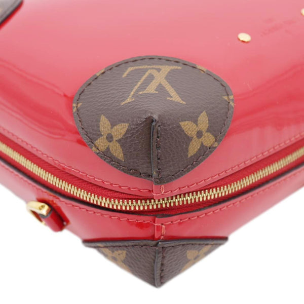 LOUIS VUITTON Venice Patent Miroir Leather Crossbody Bag Scarlet