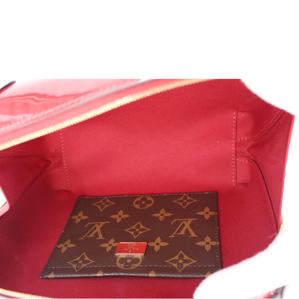 LOUIS VUITTON Venice Patent Miroir Leather Crossbody Bag Scarlet