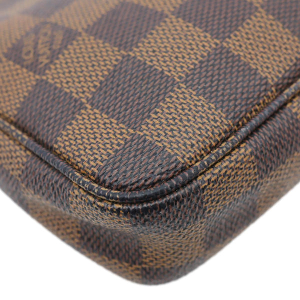 LOUIS VUITTON Pochette Accessoires Damier Ebene Pouch Brown