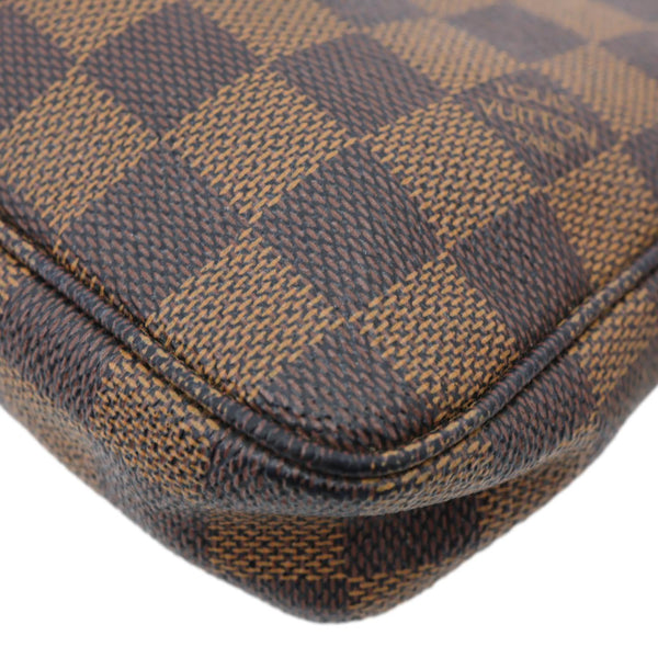 LOUIS VUITTON Pochette Accessoires Damier Ebene Pouch Brown