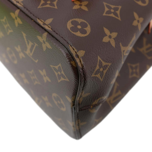 LOUIS VUITTON Neonoe BB Monogram Canvas Bucket Bag Brown