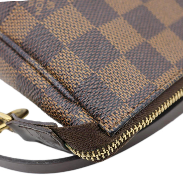 LOUIS VUITTON Pochette Accessoires Damier Ebene Pouch Brown