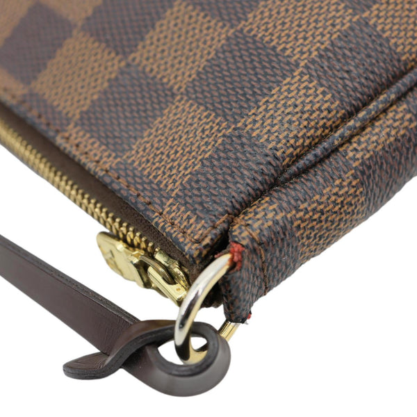 LOUIS VUITTON Pochette Accessoires Damier Ebene Pouch Brown