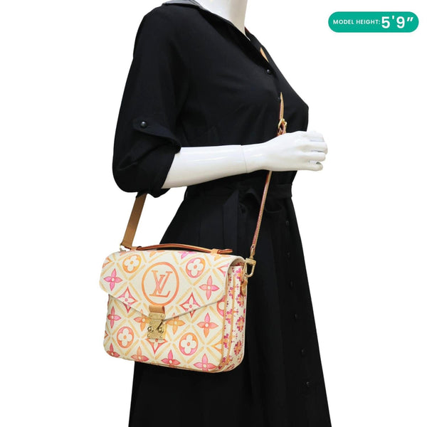 LOUIS VUITTON Metis Pochette MM Monogram Tiles By The Pool Crossbody Bag Multicolor