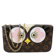 LOUIS VUITTON Felicie Pochette Lovely Birds Monogram Canvas Crossbody Bag Brown
