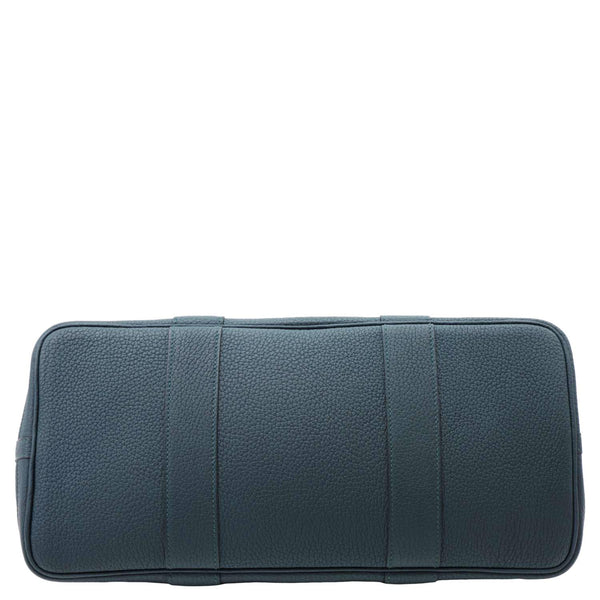 HERMES Garden Party 36 Negonda Leather Tote Bag Teal