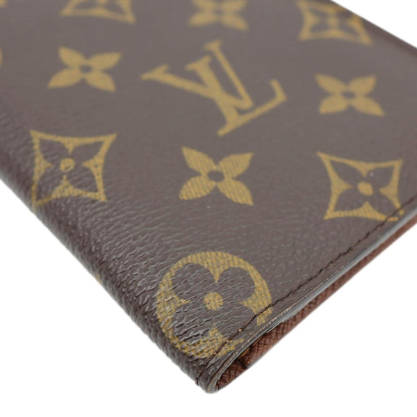 LOUIS VUITTON Monogram Canvas Long Wallet Brown
