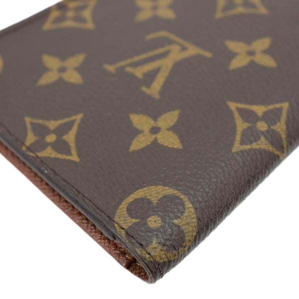 LOUIS VUITTON Monogram Canvas Long Wallet Brown