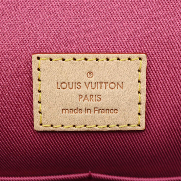 LOUIS VUITTON Cluny BB Monogram Canvas Crossbody Bag Brown