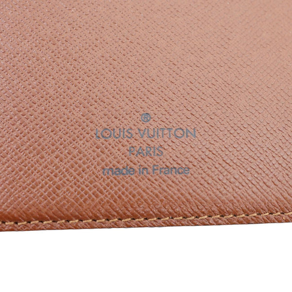 LOUIS VUITTON Monogram Canvas Long Wallet Brown