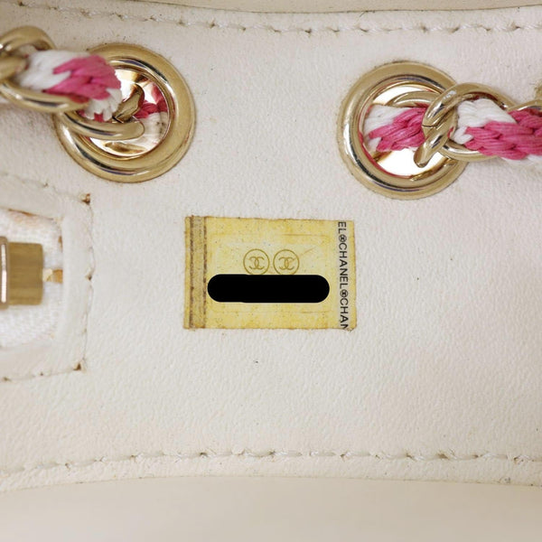 CHANEL Coco Lifesaver Leather Round Crossbody Bag Pink