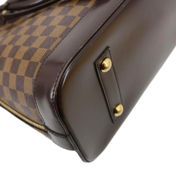 LOUIS VUITTON Alma PM Damier Ebene Satchel Bag Brown