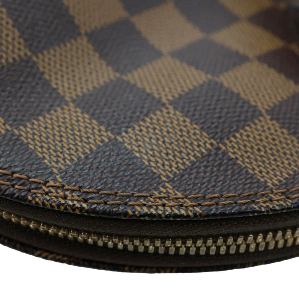 LOUIS VUITTON Alma PM Damier Ebene Satchel Bag Brown