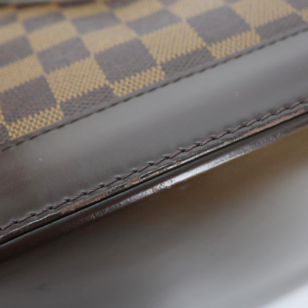 LOUIS VUITTON Alma PM Damier Ebene Satchel Bag Brown