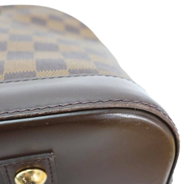 LOUIS VUITTON Alma PM Damier Ebene Satchel Bag Brown