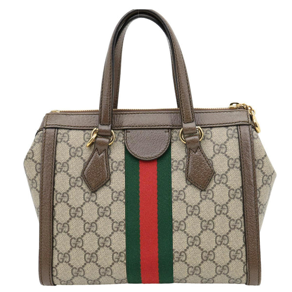 GUCCI Ophidia GG Small Supreme Canvas Tote Bag Beige 547551