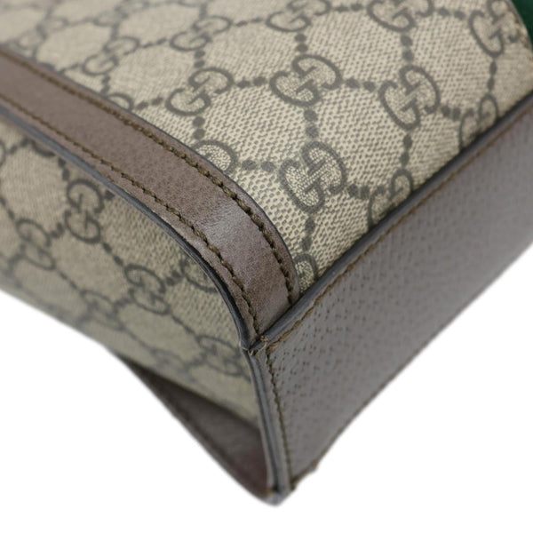 GUCCI Ophidia GG Small Supreme Canvas Tote Bag Beige 547551