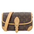 LOUIS VUITTON Diane Monogram Canvas Shoulder Bag Brown