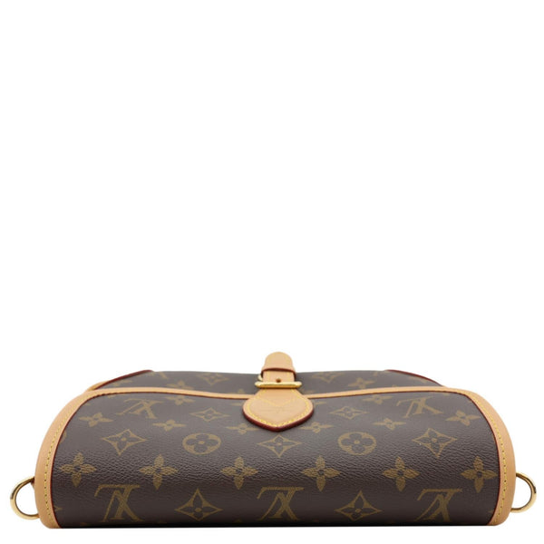 LOUIS VUITTON Diane Monogram Canvas Shoulder Bag Brown
