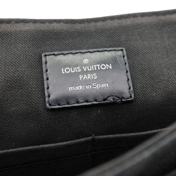 LOUIS VUITTON District PM Damier Graphite Messenger Bag Black
