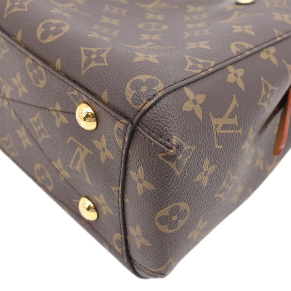 LOUIS VUITTON Montaigne BB Monogram Canvas Shoulder Bag Brown
