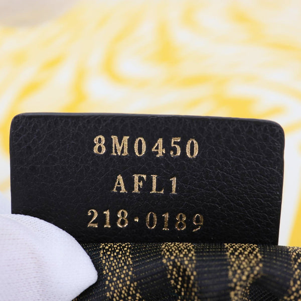 FENDI FF Vertigo Coated Canvas Shoulder Bag Yellow