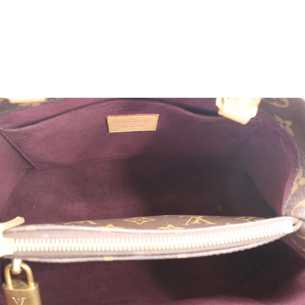 LOUIS VUITTON Montaigne BB Monogram Canvas Shoulder Bag Brown