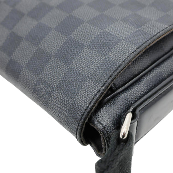 LOUIS VUITTON District PM Damier Graphite Messenger Bag Black