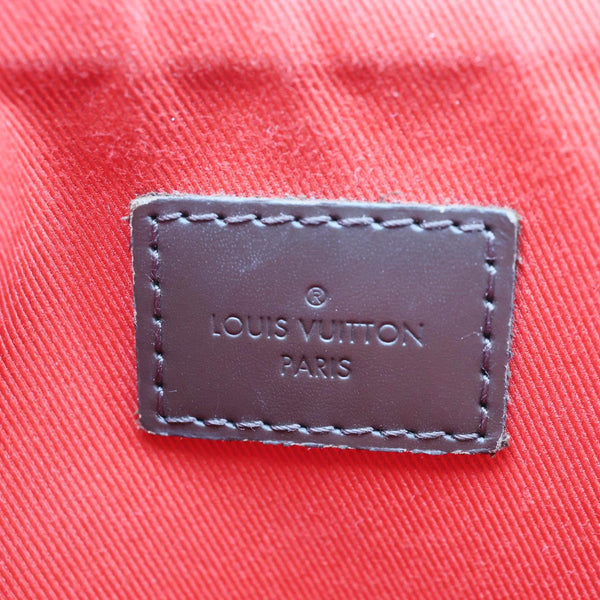 LOUIS VUITTON South Bank Besace Damier Ebene Crossbody Bag Brown