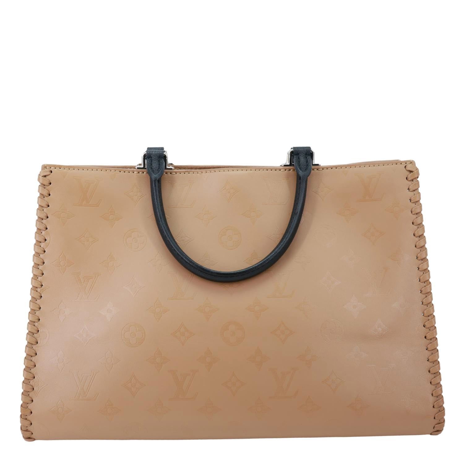 LOUIS VUITTON Very Zipped Monogram Leather Tote Shoulder Bag 
