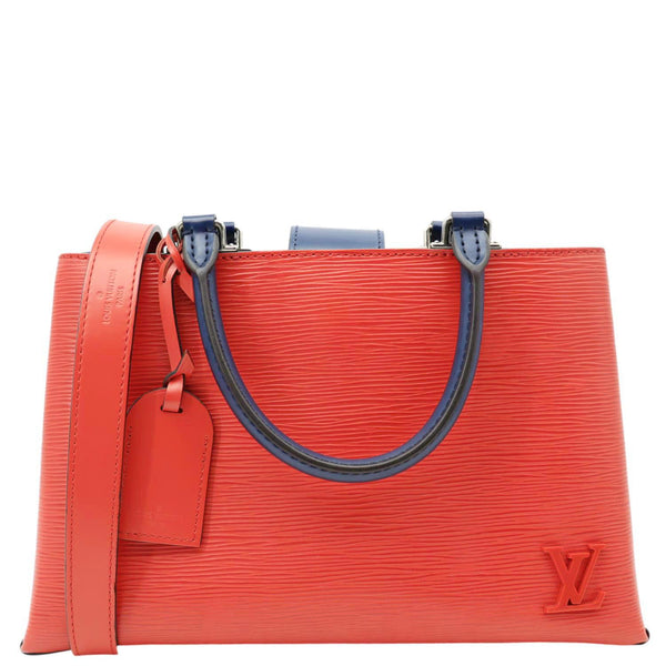 LOUIS VUITTON Kleber PM Epi Leather Shoulder Bag Red