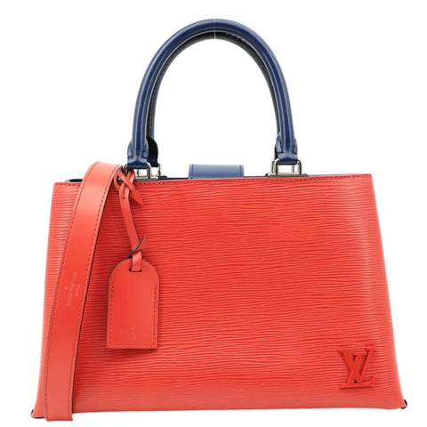 LOUIS VUITTON Kleber PM Epi Leather Shoulder Bag Red