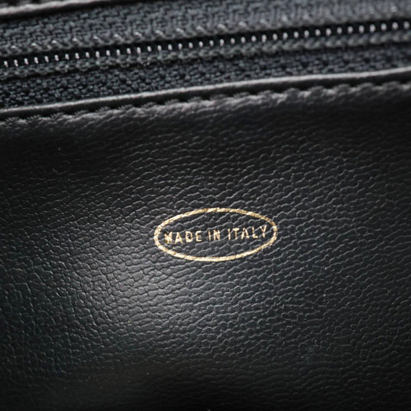 CHANEL Triple CC Lambskin Caviar Leather Shoulder Bag Black
