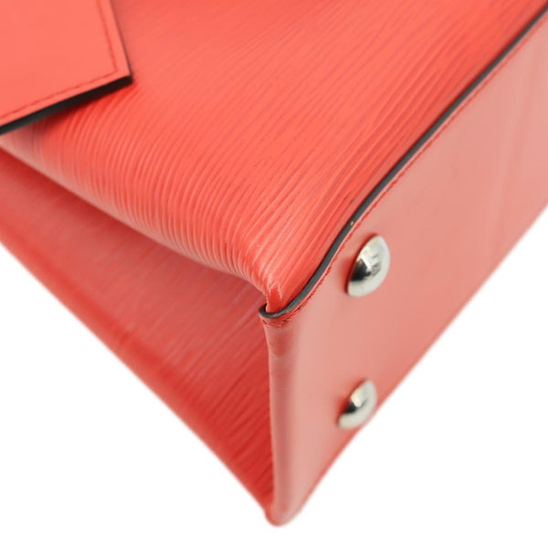 LOUIS VUITTON Kleber PM Epi Leather Shoulder Bag Red