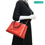LOUIS VUITTON Kleber PM Epi Leather Shoulder Bag Red
